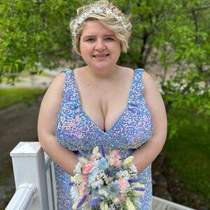 Plus Size Formal Dress- Rachel Allan-Size 24W